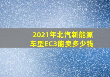 2021年北汽新能源车型EC3能卖多少钱