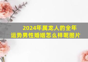 2024年属龙人的全年运势男性婚姻怎么样呢图片