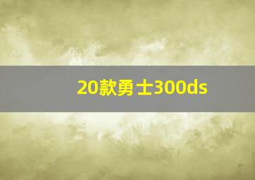 20款勇士300ds