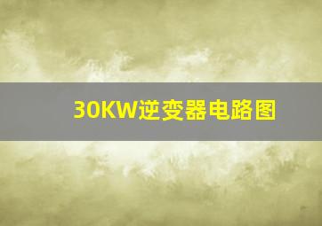 30KW逆变器电路图