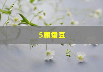 5颗蚕豆