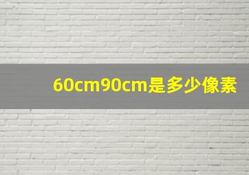 60cm90cm是多少像素