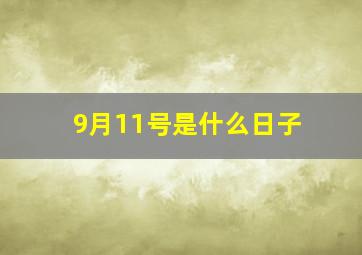 9月11号是什么日子