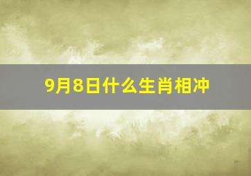 9月8日什么生肖相冲