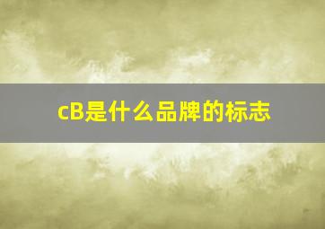 cB是什么品牌的标志