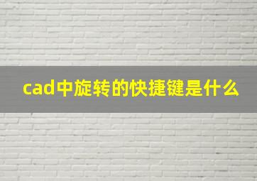 cad中旋转的快捷键是什么