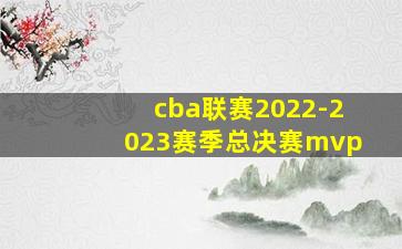 cba联赛2022-2023赛季总决赛mvp