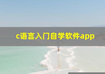 c语言入门自学软件app