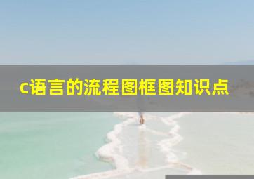 c语言的流程图框图知识点