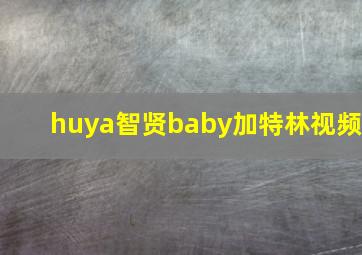 huya智贤baby加特林视频