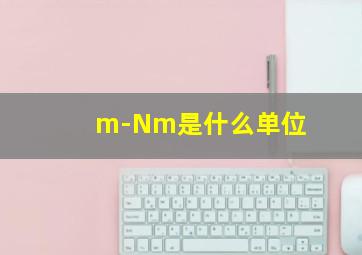 m-Nm是什么单位