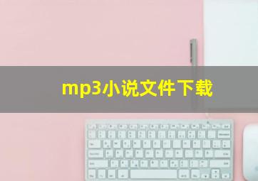 mp3小说文件下载