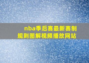 nba季后赛最新赛制规则图解视频播放网站