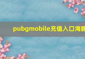 pubgmobile充值入口海豚