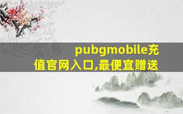 pubgmobile充值官网入口,最便宜赠送