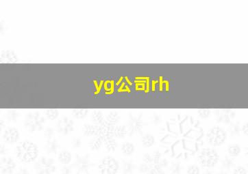 yg公司rh