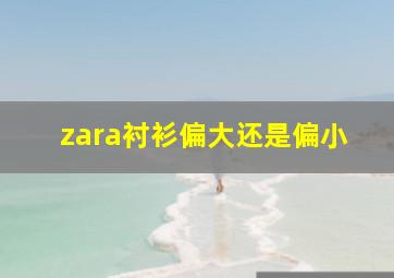 zara衬衫偏大还是偏小