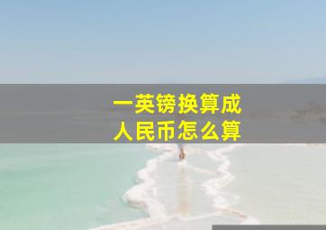 一英镑换算成人民币怎么算