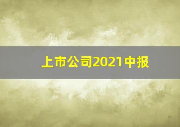 上市公司2021中报