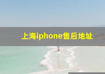 上海iphone售后地址