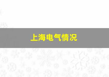 上海电气情况