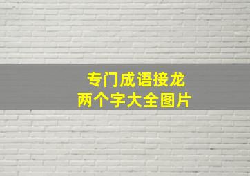 专门成语接龙两个字大全图片