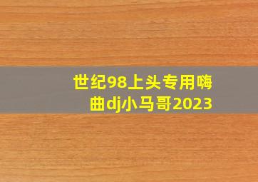 世纪98上头专用嗨曲dj小马哥2023