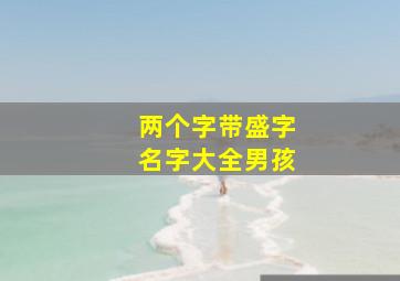 两个字带盛字名字大全男孩