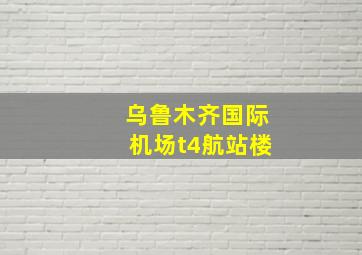 乌鲁木齐国际机场t4航站楼