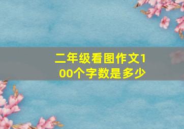 二年级看图作文100个字数是多少