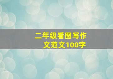 二年级看图写作文范文100字