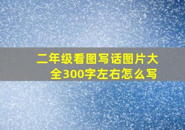 二年级看图写话图片大全300字左右怎么写