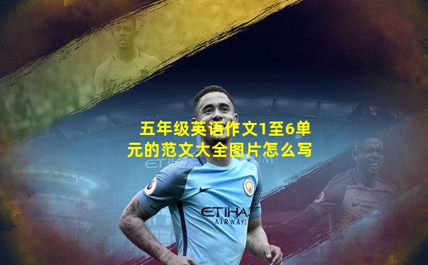 五年级英语作文1至6单元的范文大全图片怎么写