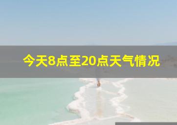 今天8点至20点天气情况