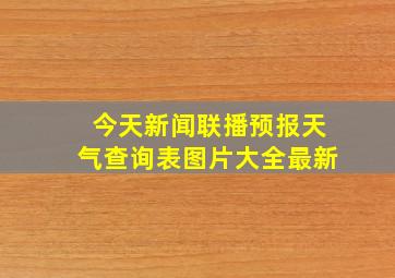 今天新闻联播预报天气查询表图片大全最新