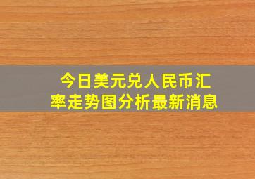 今日美元兑人民币汇率走势图分析最新消息