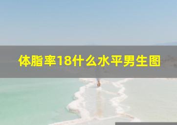 体脂率18什么水平男生图