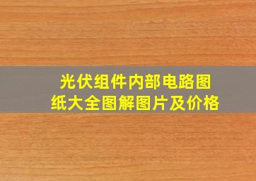 光伏组件内部电路图纸大全图解图片及价格