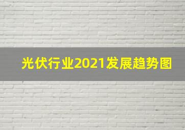 光伏行业2021发展趋势图