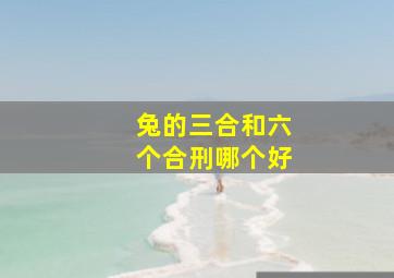 兔的三合和六个合刑哪个好