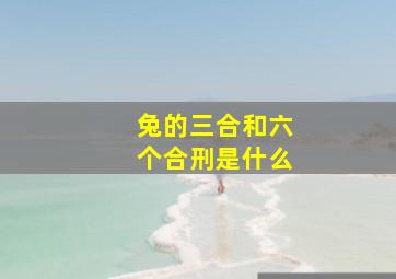 兔的三合和六个合刑是什么