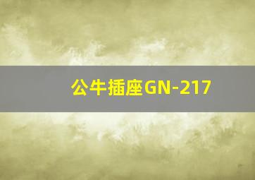 公牛插座GN-217