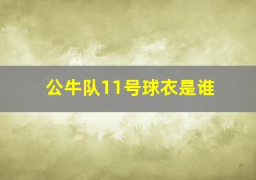 公牛队11号球衣是谁