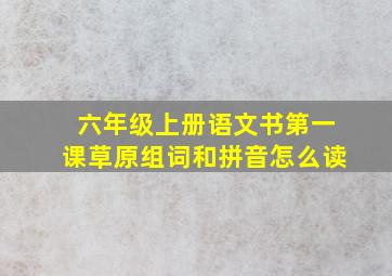 六年级上册语文书第一课草原组词和拼音怎么读