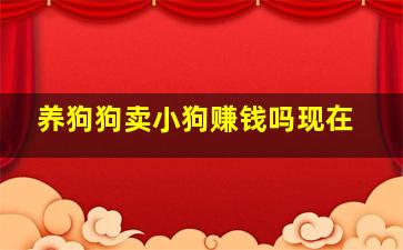 养狗狗卖小狗赚钱吗现在