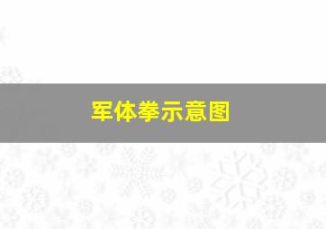 军体拳示意图