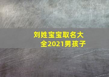 刘姓宝宝取名大全2021男孩子