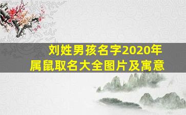 刘姓男孩名字2020年属鼠取名大全图片及寓意