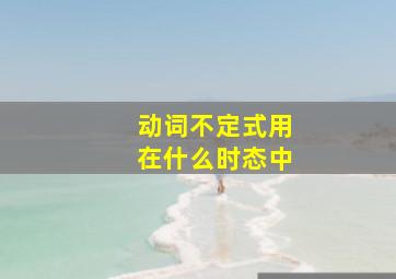 动词不定式用在什么时态中