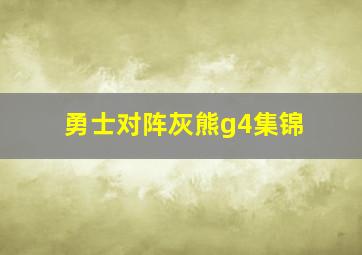 勇士对阵灰熊g4集锦